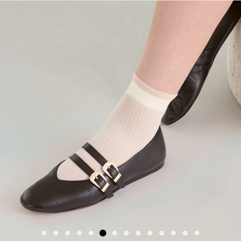 Dolce Vita Baylee Ballet Flats Black Leather